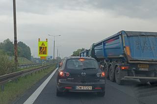 Gigantyczne korki na DK86 w Sosnowcu. Ruszył remont. Więcej niż 20 km/h nie pojedziecie!