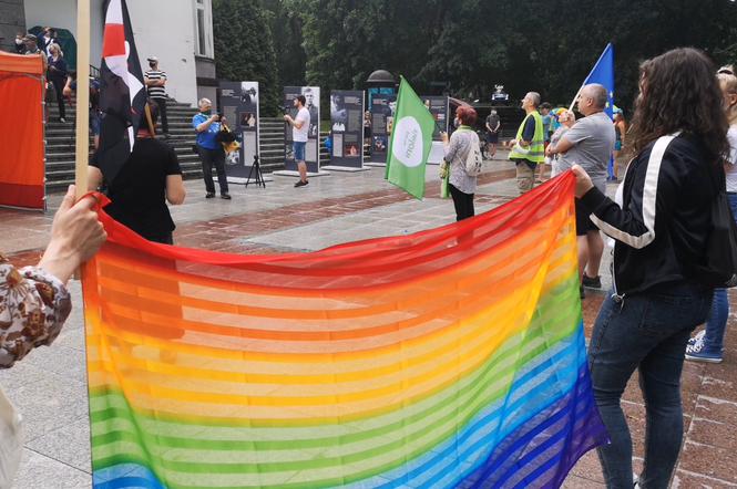 LGBT+ akcja poparcia w Białymstoku