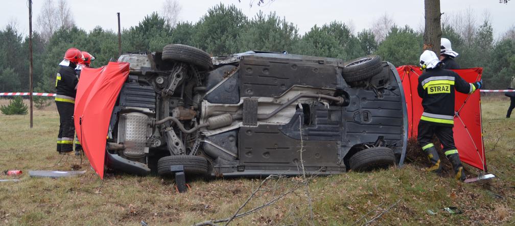 Śmiertelny wypadek na dk 74. Nie żyje kobieta