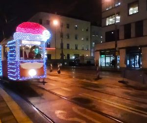 Mikołajkowy tramwaj w Szczecinie