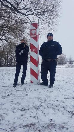 Na wschodniej granicy służą też policjanci z Tarnowa