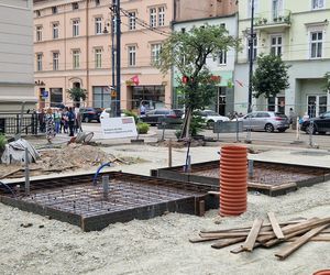 Tak przebiega rewitalizacja Placu Wolności w Bydgoszczy. Zaglądamy na plac budowy