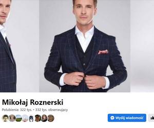 Mikołaj Roznerski (Marcin w M jak miłość) prawdziwy profil na Facebook-u