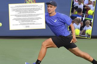 Afera z czapką na US Open ma swój finał. Kibic, który zabrał pamiątkę chłopcu, wydał poruszające oświadczenie