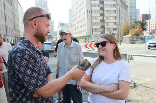 Pikieta mieszkańców Śródmieścia. Nie chcą zmian na ulicach w centrum. „Czujemy się wykluczeni”