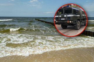 Niewybuch na nadbałtyckiej plaży. Znaleziono go zaledwie dwa metry od brzegu!