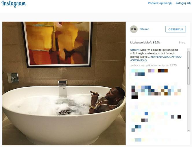 50 cent już narzeka na biedę!