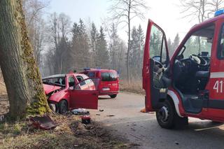 Tragiczny wypadek na trasie Braniewo - Pieniężno. NIE ŻYJE strażak OSP!