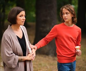 Pierwsza miłość, odcinek 4098. Kinga (Aleksandra Zienkiewicz), Maciek (Yan Polovnikov)