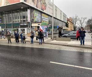 Strajk rolników w centrum Zielonej Góry. Przedsiębiorcy wyjechali na ulice 