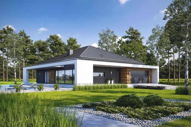 Kolonialny klimat, a dom np. pod Warszawą. Projekty domów typu bungalow