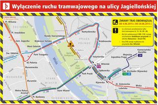 Zmiany w komunikacji miejskiej: Jagiellońska bez tramwajów