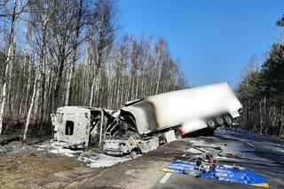 Spalił się we własnym aucie. Tragedia pod Mińskiem Mazowieckim