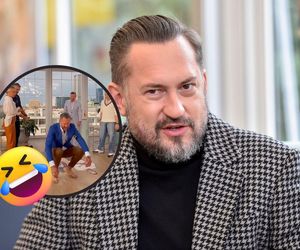 Wstydliwa wpadka w Dzień Dobry TVN. Marcin Prokop skoczył w dal i pękły mu spodnie. Wszystko się nagrało! 