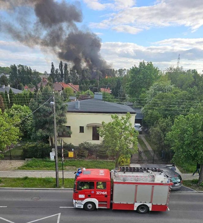 Pożar przy Starorudzkiej