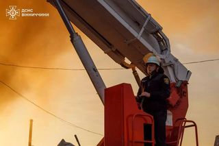 Atak rosyjskich dronów na Winnicę