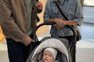 Na dobre i na złe. Blanka (Pola Gonciarz), jej córka Nina (Rita Sobocińska), Krzysztof Radwan (Mateusz Damięcki)