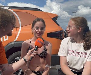 Wakacyjny patrol Eska Summer City na olsztyńskiej Plaży Miejskiej