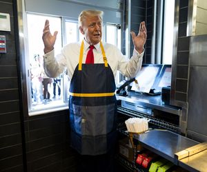 Donald Trump smażył frytki w McDonaldzie. Zrobiłem to, bo Kamala Harris kłamie