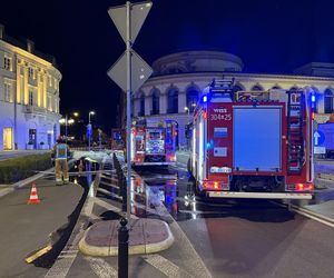Pożar restauracji na placu Bankowym