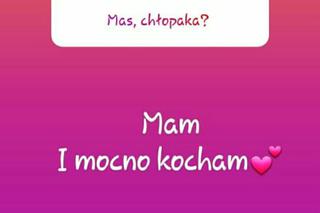 Anna Adamus - Zuzia z serialu Barwy szczęścia na Instagramie o chłopaku