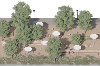 Wizualizacje zmian w parku Świętokrzyskim w Warszawie