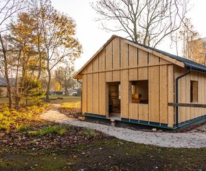 Odbudowa domków fińskich na Polu Mokotowskim