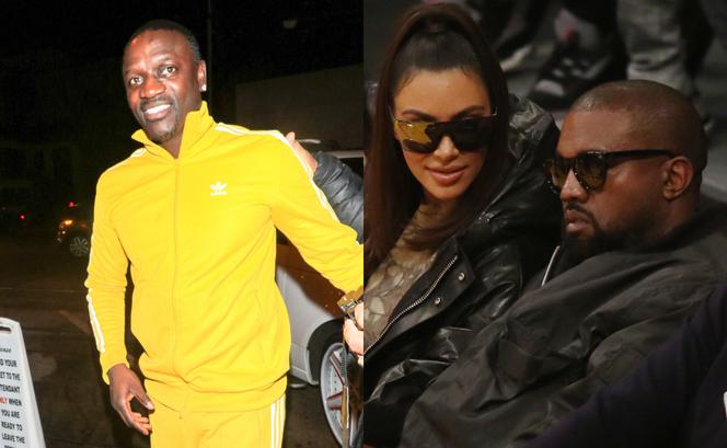 Akon, Kim Kardashian i Kanye West