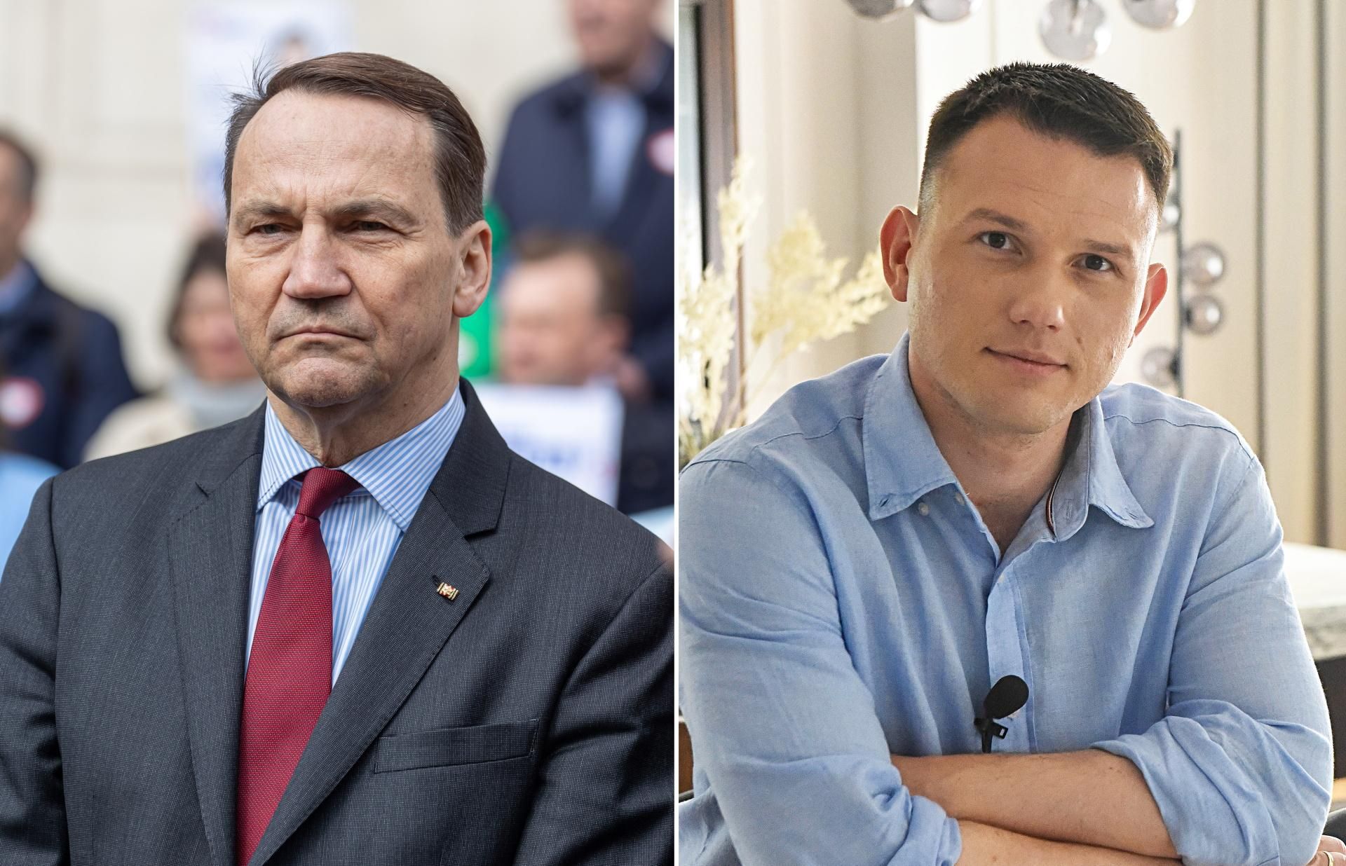 Mentzen ostro o incydencie na spotkaniu z Sikorskim. Na odpowiedź nie musiał długo c…