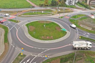 Nowe rondo turbinowe powstało w Czerwonej Górze koło Chęcin