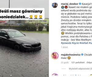 Luksusowe BMW Macieja Dowbora zatopiło się w Będzinie. Teraz to tylko pozostaje się popłakać