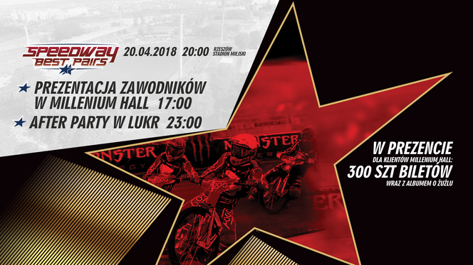 Speedway Best Pairs 2018 w Rzeszowie: Przyjadą gwiazdy światowego żużla