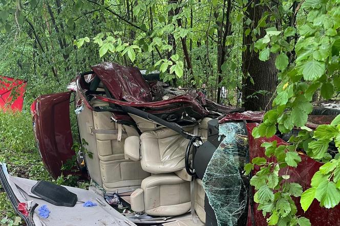 Wypadek w Hołubli w powiecie siedleckim