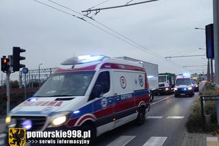 Wypadek EZS zderzył się z szynobusem