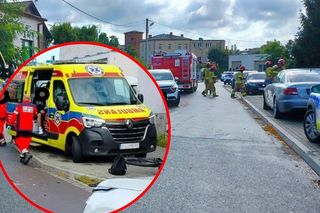 Potrącenie w Lublińcu. 15-letni rowerzysta wjechał wprost pod koła samochodu