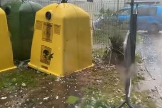 Groźne burze nad Polską. Wichura i potężne gradobicie w Raciborzu 