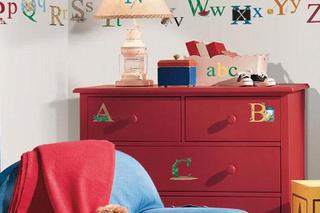 Pokój dla dziecka. Dekoracje z liter w dziecięcym pokoju