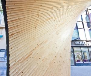 Projektowanie parametryczne i drewno - tymczasowy pawilon Pauhu