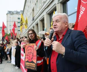 Protest przeciwko programowi Mieszkanie na Start w Warszawie