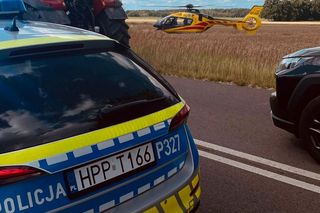 Wojska. Kierowca mercedesa wymusił pierwszeństwo na motocykliście. Nie żyje 49-latek