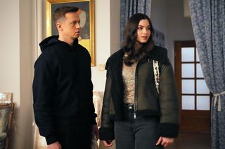 Barwy szczęścia. Błażej (Piotr Ligienza), Weronika (Maria Świłpa)