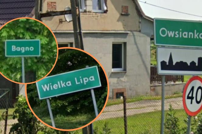 Śmieszne nazwy miejscowości na Dolnym Śląsku. Dziadowa Kłoda, Wińsko, Bagno i wiele innych 