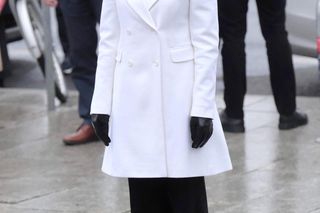 Marta Nawrocka w czasie obchodów Narodowego Święta Niepodległości 