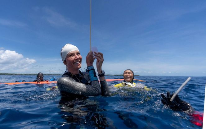 Polka Agata Załęcka osiągnęła sukces bijąc rekord swiata we freedivingu.