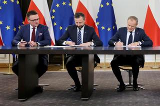 Podpisanie umowy koalicyjnej