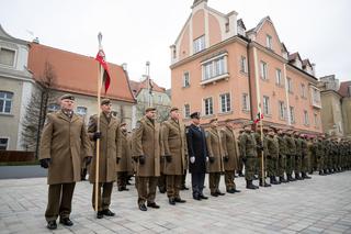 Przysięga terytorialsów w Poznaniu