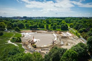 Modernizacja parku Pole Mokotowskie w Warszawie, proj. WXCA