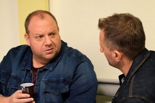 	M jak miłość odc. 1851. Tadeusz (Bartłomiej Nowosielski), Bartek (Arkadiusz Smoleński)