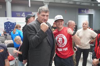 Andrzej Gołota na Targach Boksu w Kielcach