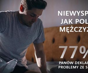 Niewyspany jak Polak. 77% polskich mężczyzn deklaruje problemy ze snem